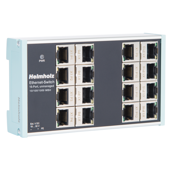 FLEXtra FLAT Ethernet-Switch unmanaged, 16x RJ45 1 Gbit